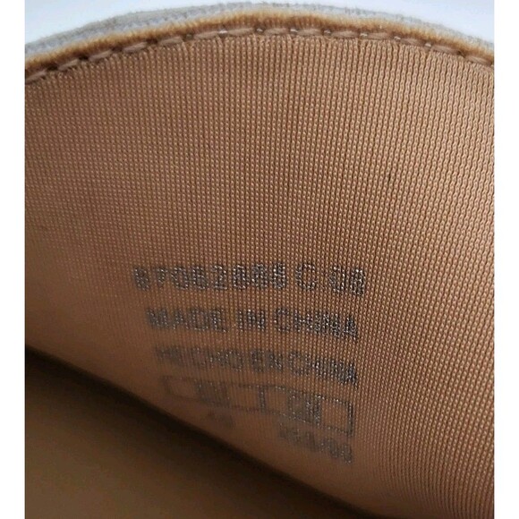 NWT MANGO Leather Moccasins Womens 9 EU 40 Beige Tassels Loafers MNG - Picture 9 of 9